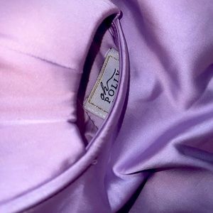 Oh Polly cut out satin lavender dress